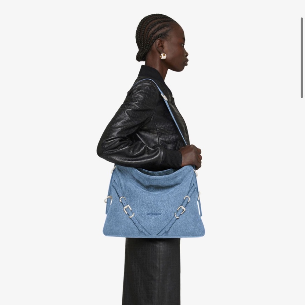 Givenchy denim voyou bag medium